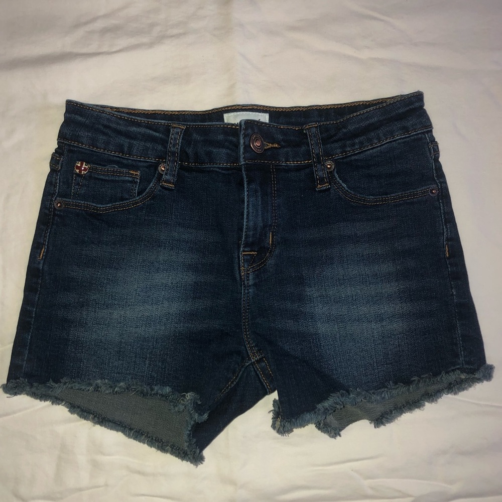 Hudson Girls Frayed Denim Shorts